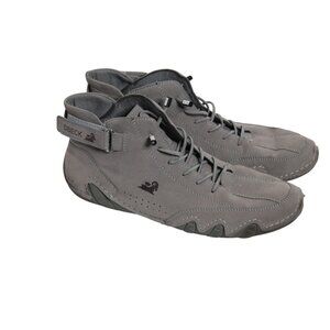 DBeck Waterproof Lightweight Unisex Outdoor High Top Grey Chukka Boots Size 44 (